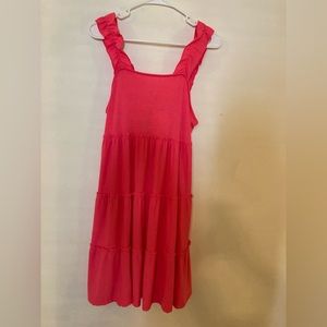 3 tier Hot Pink Sundress